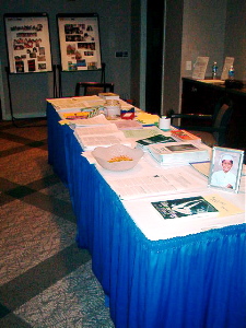 Photo of handout table